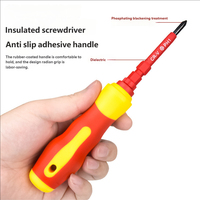 Jeu de tournevis isolants polyvalents 15 en 1, kit d'outils ménagers pour électricien industriel OEM, bricolage