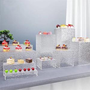 Customize Wedding Decorations and <strong>Food</strong> Display <strong>Stand</strong> Acrylic Buffet <strong>Party</strong> <strong>Stands</strong> - Product Image 1