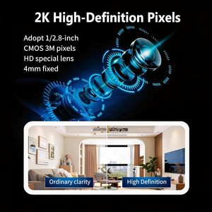 Factory Hot Sale Luxury Outdoor Audio Wifi Pet Monitor Two Way Talk Wireless Smart <b>Camera</b> Motion Detection HD <b>Night</b> <b>Vision</b> - Product Image 3