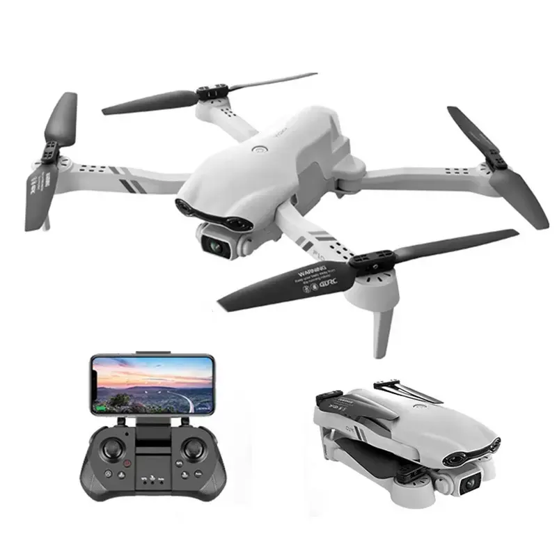 Nova chegada F10 Drone 4K HD Dual Camera GPS 5G Wifi FPV Portátil Dobrável Quadcopter Helicóptero RC Drone Brinquedos Com Câmera Drones