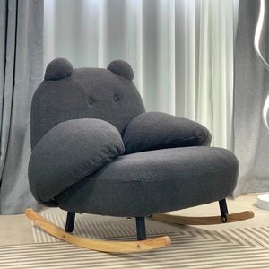Sillón mecedora White Bear de madera maciza, reclinable, para sala de estar, para adultos, uso doméstico - Product Image 4