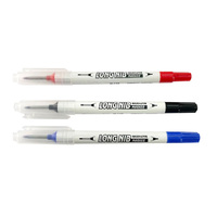 Marqueur permanent industriel pour le travail du bois, encre inodore rouge, noir, bleu, personnalisable, écriture fluide, pointe longue à trou profond