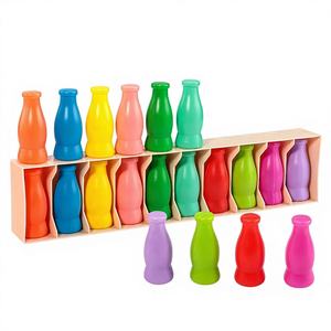 <span class=keywords><strong>Juego</strong></span> de emparejar botellas coloridas - Juguete de entrenamiento de memoria para la educación temprana de los niños - Product Image 6