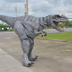 Costume de dinosaure réaliste <span class=keywords><strong>Jurassic</strong></span> Garden pour aire de jeux, spectacle de dinosaures, parc extérieur, T-rex géant fait main sur mesure - Product Image 1