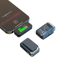 Microphone Lavalier sans fil portable avec réduction de bruit Mini pour Iphone Ipad Android Vlog YouTube Streaming Content