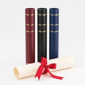 Tốt nhất hấp dẫn Poster gửi thư xi lanh hộp các tông giấy chứng nhận hộp tròn bao bì Matte cán cho ống giấy - Product Image 1