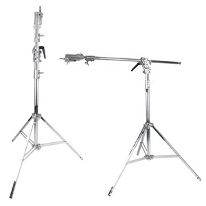 Support combiné junior Boom Stand 50 en acier chromé 500 cm <span class=keywords><strong>VS</strong></span> Avenger A4050CS Kupo 546M bras de perche en acier inoxydable C Stand avec roulettes - Product Image 6