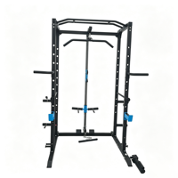 Gymbopro Professionnel Smith Machine Multi-fonctionnelle, Rack à Squat, Équipement d'Entraînement de Musculation en Acier pour la Maison