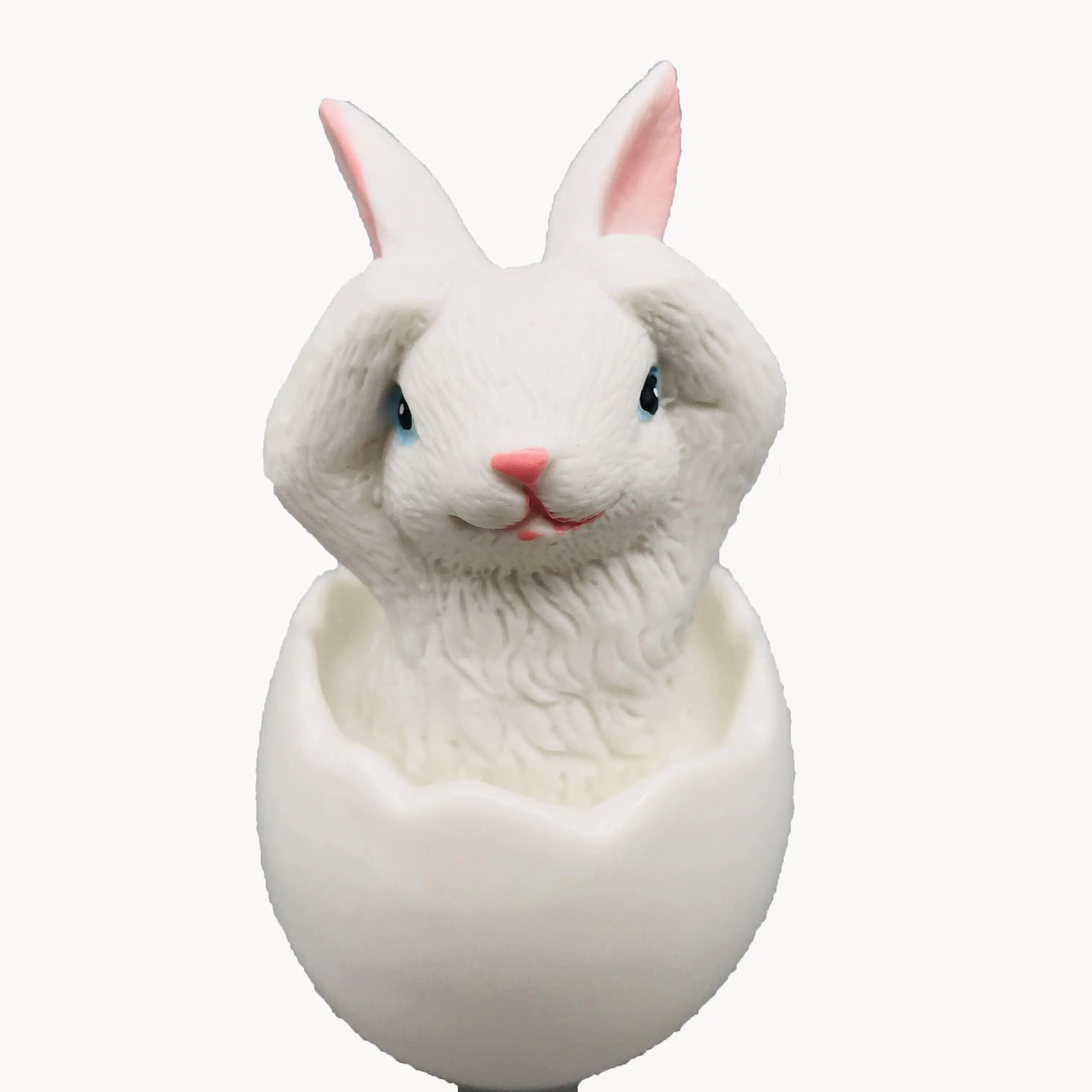 Ceramic pearl glaze bunny statue Easter bunny statue sculpture crafts