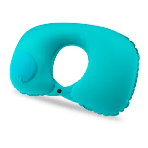 Inflatable डेरा डाले हुए गर्दन तकिया यात्रा गर्दन की मालिश तकिया के लिए नरम सिकुड़ाया पोर्टेबल यात्रा हवाई तकिया सो