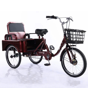 Tricycle à trois roues moins cher 2023 pour adultes avec siège arrière et panier Triciclo Para Adultos/vélos <span class=keywords><strong>cargo</strong></span> à trois roues Trike à vendre - Product Image 6