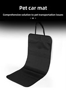 Tapis pour animaux de compagnie en tissu Oxford imperméable, respirant, confortable et résistant aux taches, pour siège de voiture côté passager, coussin pour animaux de compagnie, lit pour animaux de compagnie