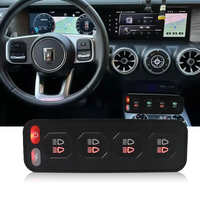 Panneau d'interrupteurs à LED 4 groupes avec boîtier de commande de circuit 12V 24V pour les véhicules marins SUV ATV UTV Truck 4x4 Off Road Vehicles