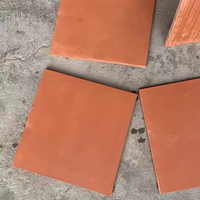 Tuiles carrées en terre cuite rouge pour pavage de jardin décoratif extérieur 400*400