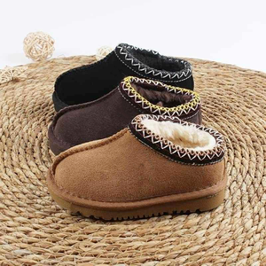 Chaussures d'intérieur en fourrure pour femmes, <span class=keywords><strong>style</strong></span> ethnique, pour Uggs, hiver, nouvelles bottes de neige confortables et luxueuses - Product Image 1
