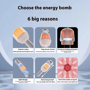 ของเล่นทางเพศสำหรับผู้ใหญ่แบบอัตโนมัติเต็มรูปแบบ ถ้วยสั่นไฟฟ้าแบบยืดหดได้ สำหรับช่วยตัวเองผู้ชาย ของตกแต่งบ้านช่วงคริสต์มาส - Product Image 5