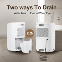 Deye DYD-B12A 12L Purificateur d'air intelligent Wifi intégré avec ioniseur pour toute la maison, déshumidificateur domestique