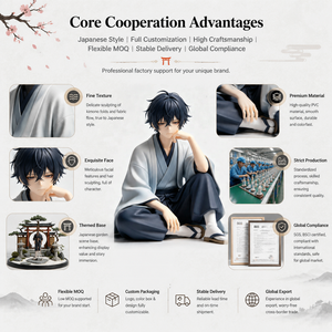 Figurine d'Anime Masculine de Style <span class=keywords><strong>Japonais</strong></span> Personnalisée de Haute Qualité MEIYAN, Modèle de Dessin Animé, Figurines de Collection d'Anime, Figurine d'Action en Résine PVC ODM - Product Image 2