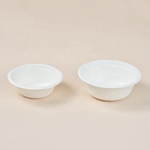 Bol à salade jetable biodégradable de 350 ml (12 oz) avec couvercle, <span class=keywords><strong>prix</strong></span> d'usine, respectueux de l'environnement, pour le camping ou l'emballage alimentaire - Product Image 2