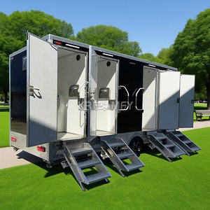 WC portable de luxe 2025 et douche, toilettes, salle de bain, remorque à vendre - Product Image 1