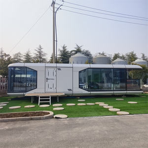 Chine Pas cher 40Ft Luxe Moderne Modulaire Eco Préfabriqué Espace Capsule Petite Maison Fournisseur Préfabriqué Resort Capsule Hôtel Chambres - Product Image 1