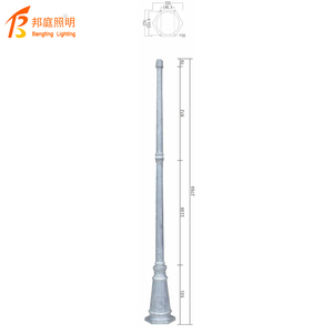 Lampe de jardin de haute qualité de style européen, ronde, en aluminium, pour allée, décoration de rue, extérieur, étanche IP65, éclairage paysager - Product Image 1