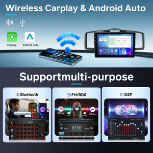 Autoradio GPS pour Honda Freed 2008-2016, Carplay, écran tactile 10 pouces, Android, multimédia, Wifi, FM/AMRDS, DSP, SWC, écran partagé - Product Image 5