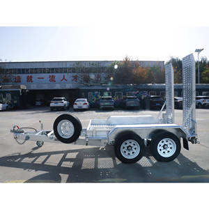 Remorque d'excavatrice robuste galvanisée à chaud personnalisée, équipement de remorquage pour camionnette, <span class=keywords><strong>véhicule</strong></span> de transport - Product Image 4