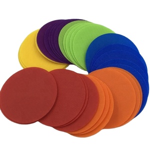 Marcadores de Alfombra para Aulas, Puntos Adhesivos de 4', 5' y 6' con Gancho y Bucle, Múltiples Colores, Círculos Adhesivos - Product Image 2
