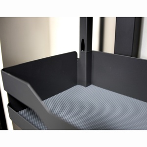 Panier coulissant latéral à amortissement rotatif pour armoire, type tiroir en tôle, pour armoire étroite à montage latéral, panier coulissant haute profondeur - Product Image 5