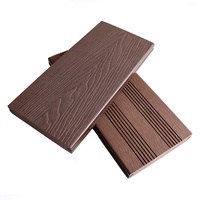 Planche de terrasse en composite bois-plastique antidérapante, imperméable, pour extérieur, revêtement de sol en bois extérieur