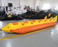 Bateau banane gonflable pour 12 personnes, vente en gros directe d'usine