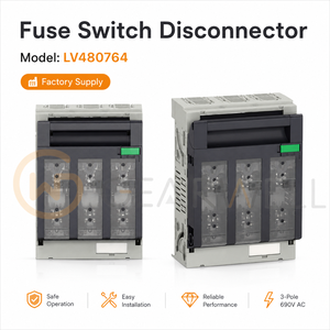 Sezionatore Fusibile LV480764 ISFT250 con Terminali M10, 3 Poli, Ricambio Elettrico Industriale - Product Image 6