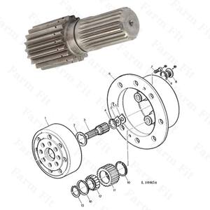 Piezas de repuesto para Tractor L41123 eje de piñón apto para John Deere 2140 2750 2950 2955 3040 3055 3140 - Product Image 4