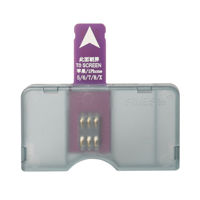 External SIM Card Reader Custom PCB Connector Mobile Carrier Activation Adapter Compatible with Apple, Samsung