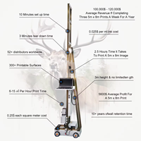 Impresora de inyección de tinta UV de alta precisión Printpro, máquina de impresión de pared 3D, impresora de pared Vertical para pintar Paredes, pegatinas, papel tapiz