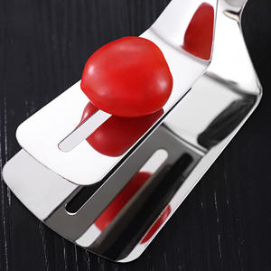 Spatule en acier inoxydable épaissie <span class=keywords><strong>de</strong></span> qualité alimentaire pour cuisine à usage domestique; pour Steak Barbecue Fish Oil-Draining-Premium Metal Tool - Product Image 3