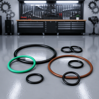Kit de joints toriques en silicone personnalisés, résistants à l'huile, EPDM 20-90 Shore, tailles sur mesure, directement de l'usine