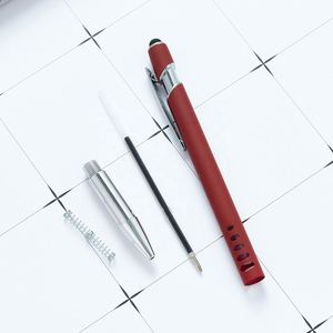 Sports Click-type Capacitive Touch Screen Promotional Metal Barrel Ballpoint <b>Pen</b> Customizable Logo Multi-color New Style - Product Image 4