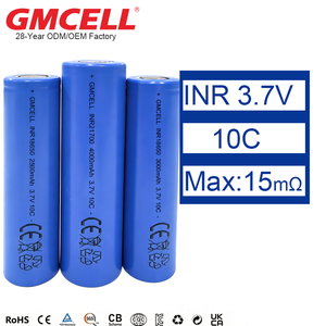 แบตเตอรี่เซลล์แบบ Deep-Cycle ความจุสูง 10C INR18650 2500/3000mAh NMC 21700 4000mAh สำหรับชุดแบตเตอรี่จักรยานไฟฟ้า/สกู๊ตเตอร์ - Product Image 1