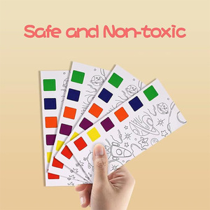 Mini Quaderno da Colorare Carino con 12 Pagine, Libro di <span class=keywords><strong>Disegni</strong></span> con Lamina Dorata, Regalo di Cancelleria Artistica - Product Image 3