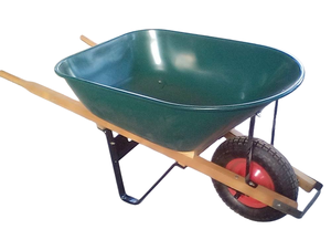 Carretilla de Construcción con Mango de Madera, Fabricada en China, Modelo WH7600, con Rueda Neumática para Uso en Jardinería - Product Image 5