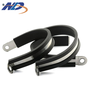 Fabricante NLD Caucho EPDM de alta calidad recubierto 1/2 ''1/4'' 3/4 ''1-1/2'' <span class=keywords><strong>P</strong></span> Clip Pex Abrazaderas - Product Image 2
