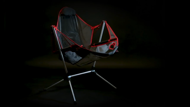 HooRu Portable Camping Moon Chair Lightweight Aluminum Folding