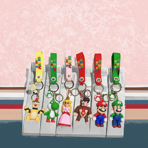 Llavero de Mario Bros, Portátil, de Aleación 3D, Lindo Llavero de Luigi, Cordón, Anime, Bowser, Colgante para Coche, Regalo Promocional - Product Image 2