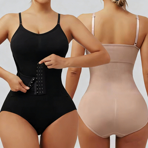 Nouveau Body Sculptant Effet Ventre Plat avec Fermeture Éclair et Ceinture pour Femme – Fajas Amincissantes et Corset Minceur - Product Image 1
