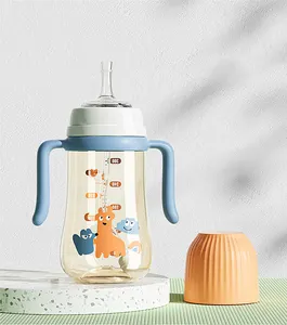 Mother Care Product Baby Feeding Bottle Pretty Baby Silicone Nipple Baby Bank Feeding Bottle