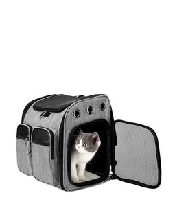 Mochila Porta Mascotas Nueva de Fábrica BSCI con Bolsa Organizadora, Mochila Impermeable Oxford para Perros - Product Image 2