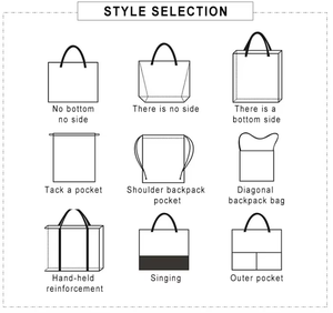 Túi quà tặng chất liệu vải bố hữu cơ cao cấp, in logo tùy chỉnh, túi đi biển nhỏ họa tiết chữ, dùng hàng ngày, bán buôn từ nhà máy - Product Image 4