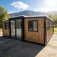 Maison préfabriquée moderne de luxe à 3 chambres à coucher, montage facile, résistante au vent, sismique, extensible, maison conteneur